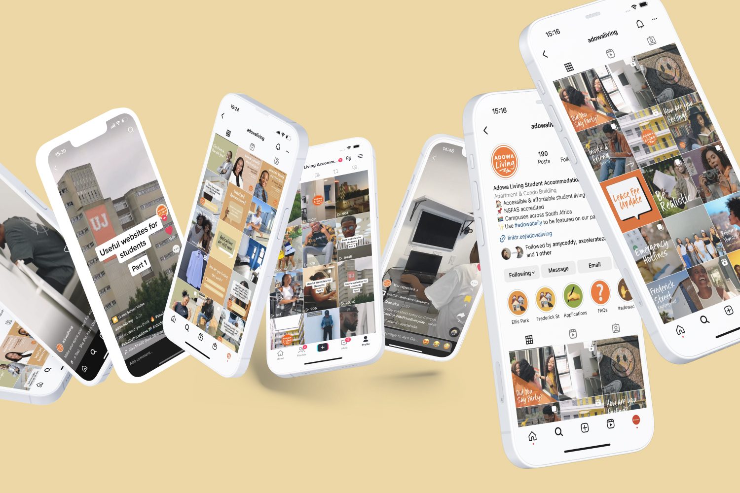 Creating short-form social content for the ADOWA community