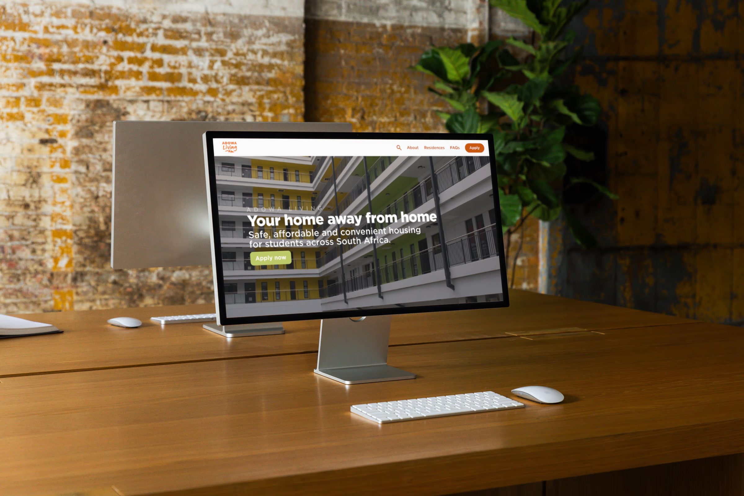 The ADOWA Living student portal and multilingual FAQ