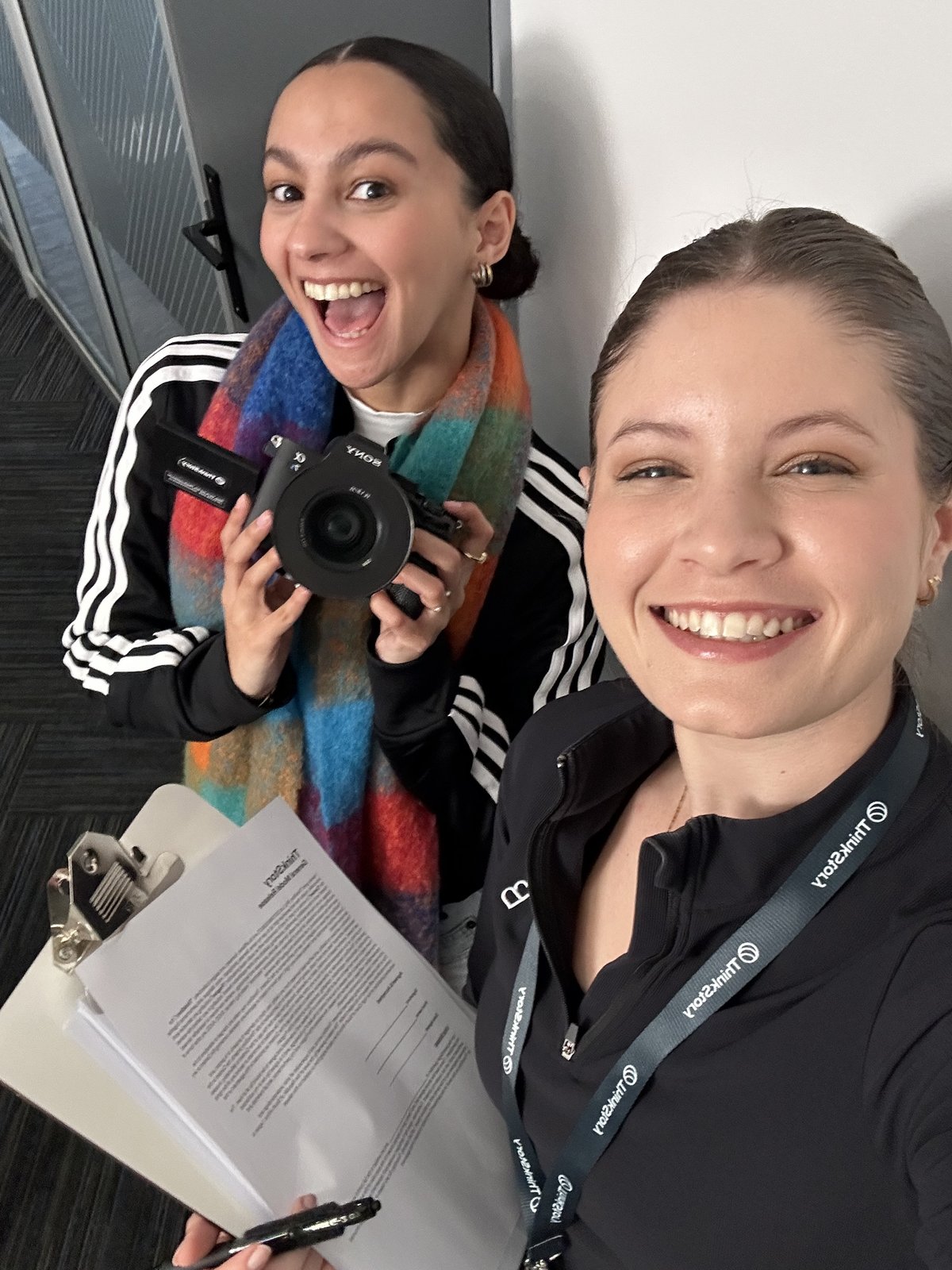 Behind the scenes on a Sage Spotlight shoot