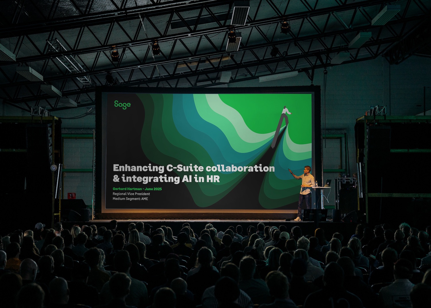 Structuring an executive presentation for Sage